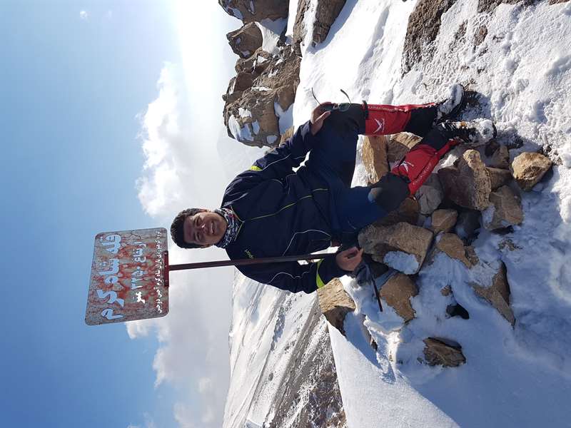 طالقان روستای اورازان جبهه شمالی قله شاه کرم